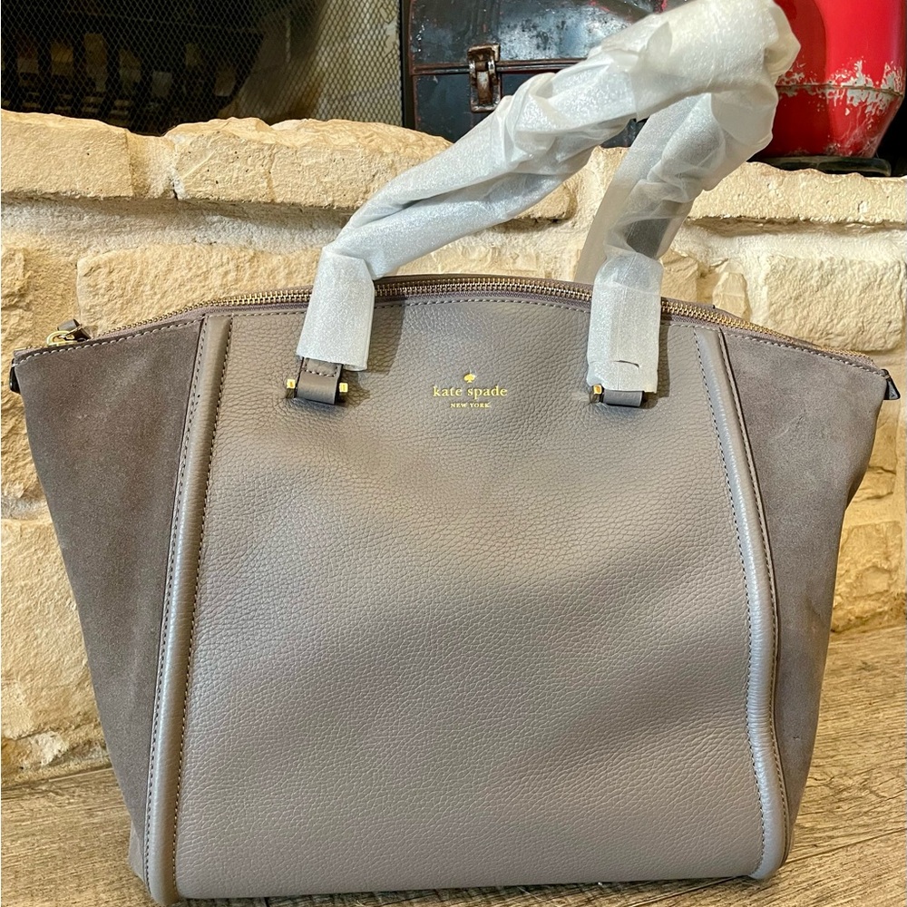 Kate Spade ♠️ Gray Lewis Drive Alanie Tote-NEW WITH TAGS